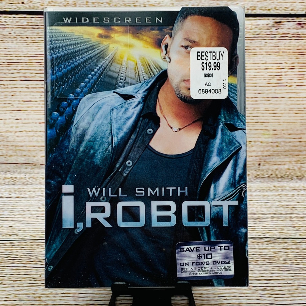 I, Robot [2004 DVD] Will Smith‎ Widescreen Sci-Fi Action Movie BestBuy Sticker
